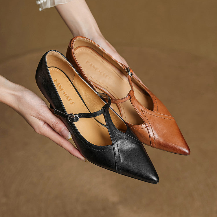 Alden & Archer™| Lumoura Leather Heels