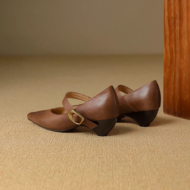 Alden & Archer™| Lunovella Leather Heels