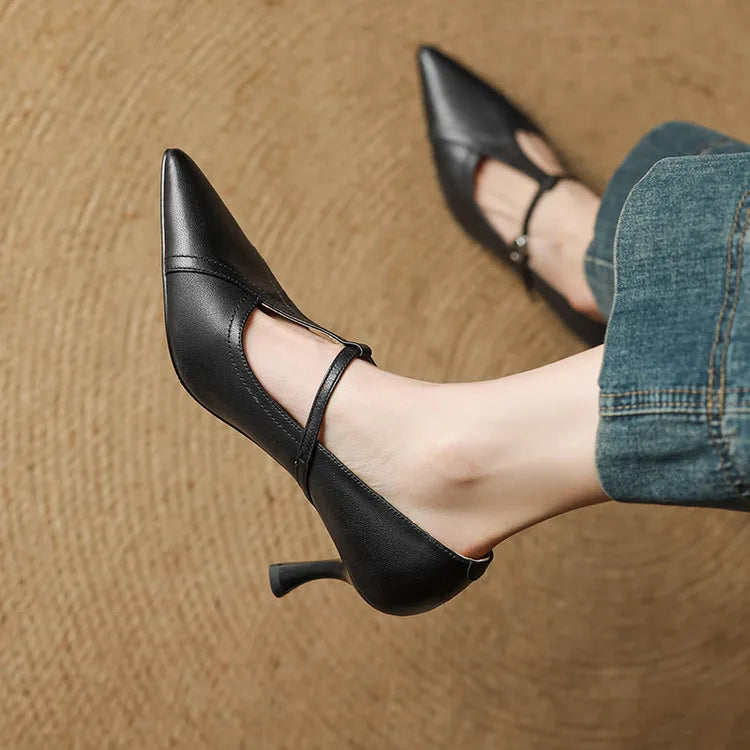 Alden & Archer™| Lumoura Leather Heels