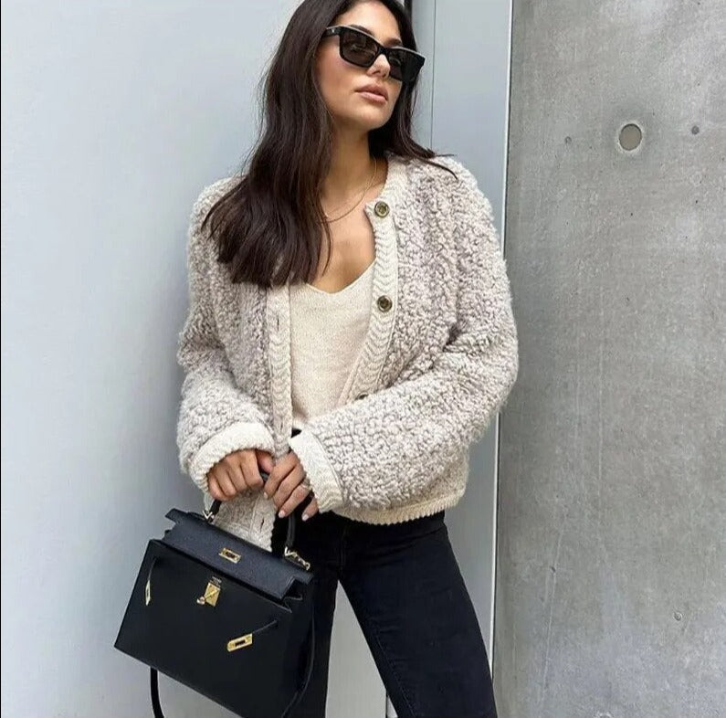 Arabella | Elegant Casual Teddy Jacket for Women