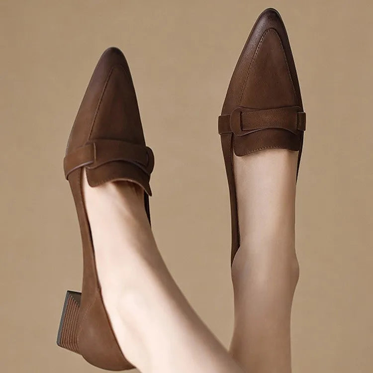 Alden & Archer™| Brivelle Mid Heeled Loafers