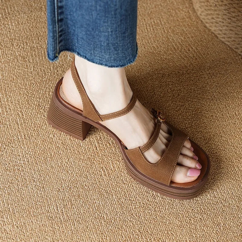 Alden & Archer™| Keshara Open Toe Heeled Sandals