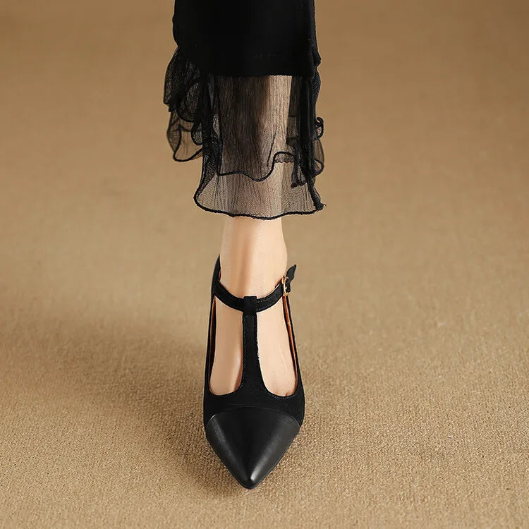 Alden & Archer™| Zalvoria Leather Heels