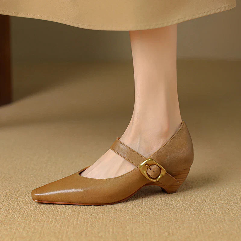 Alden & Archer™| Lunovella Leather Heels