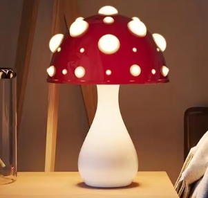 Twinkling toadstool table lamp