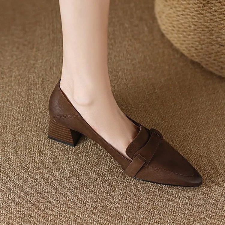 Alden & Archer™| Brivelle Mid Heeled Loafers
