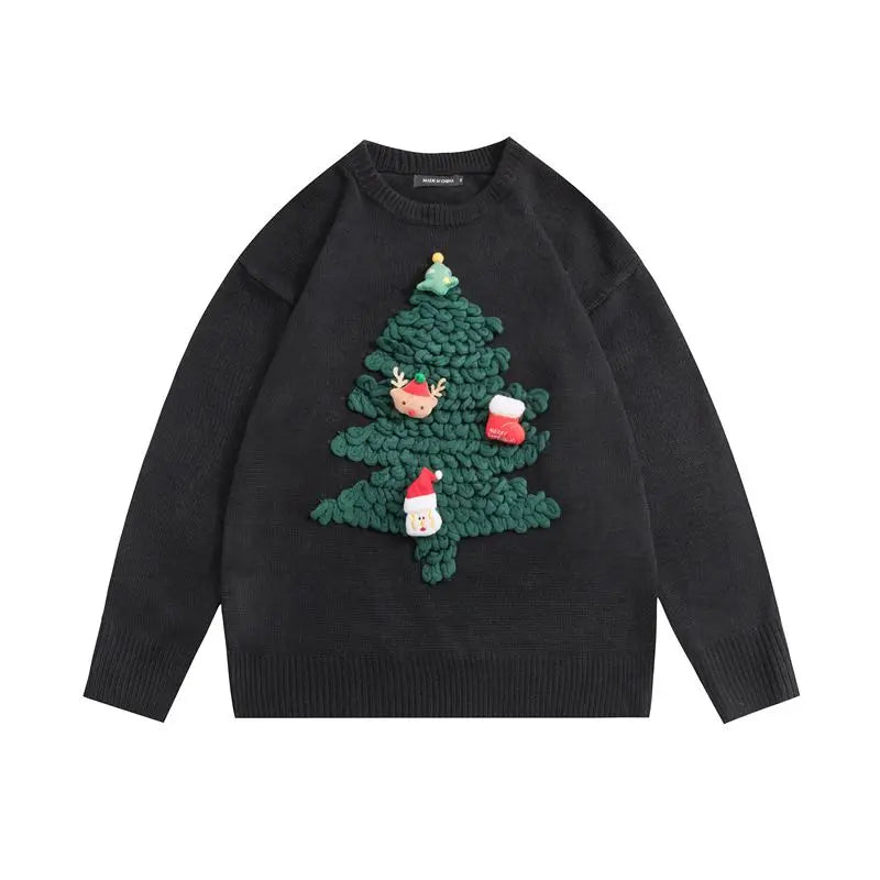 Sanna - Christmas Tree Knit Sweater