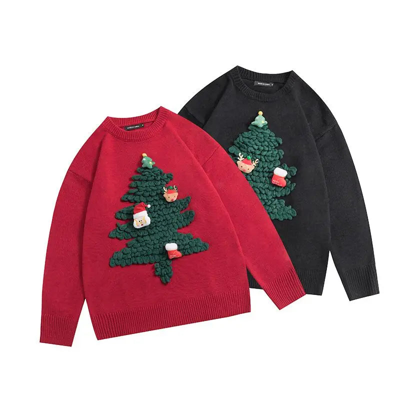 Sanna - Christmas Tree Knit Sweater