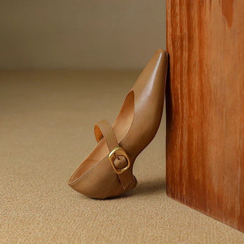 Alden & Archer™| Lunovella Leather Heels