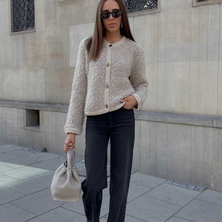 Arabella | Elegant Casual Teddy Jacket for Women