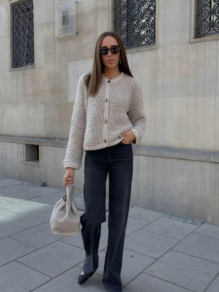 Arabella | Elegant Casual Teddy Jacket for Women
