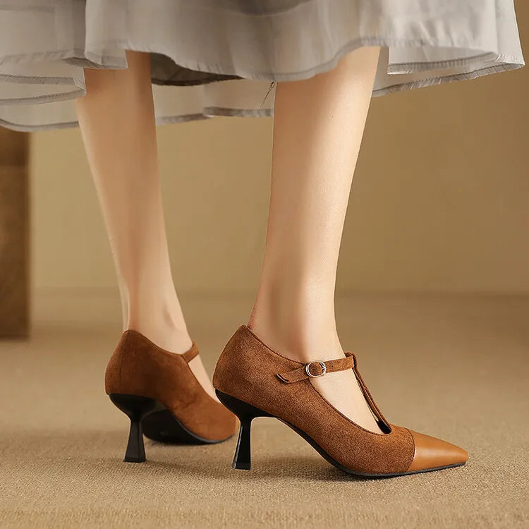 Alden & Archer™| Zalvoria Leather Heels