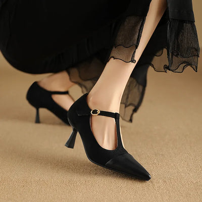 Alden & Archer™| Zalvoria Leather Heels