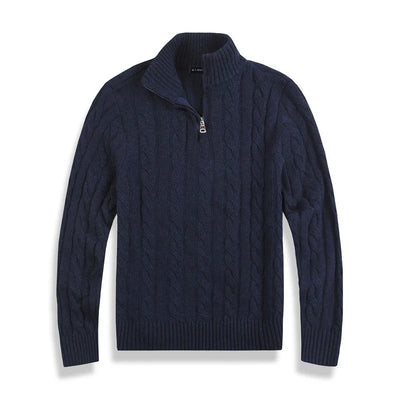 Old Money Half Zip Sweater