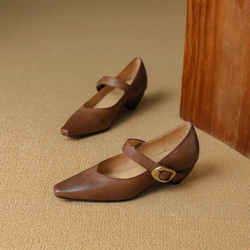 Alden & Archer™| Lunovella Leather Heels