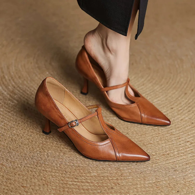 Alden & Archer™| Lumoura Leather Heels