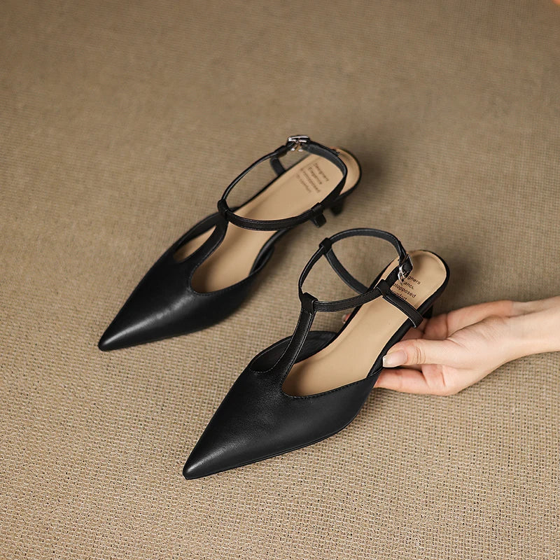 Alden & Archer™| Noravine Leather Heels