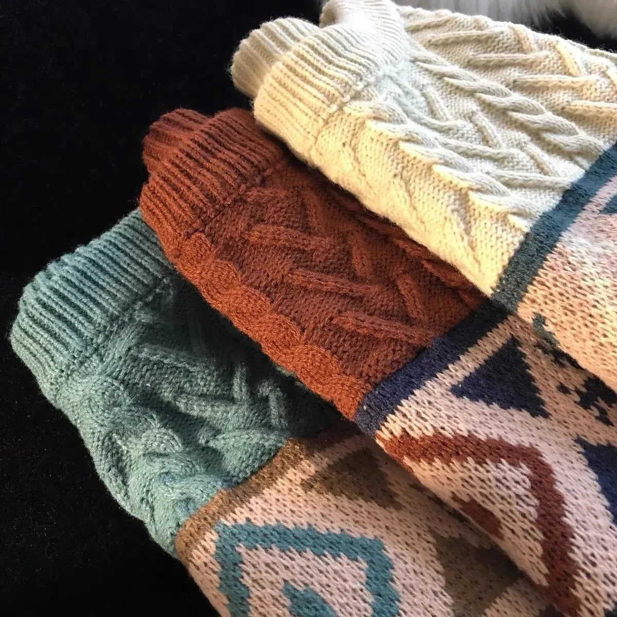 Christmas Themed Snow Bear Sweater