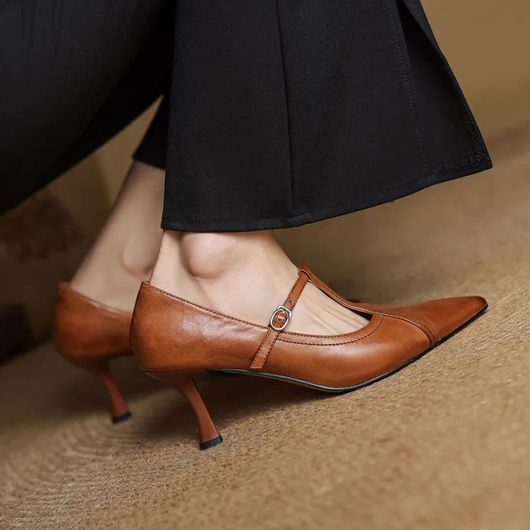 Alden & Archer™| Lumoura Leather Heels