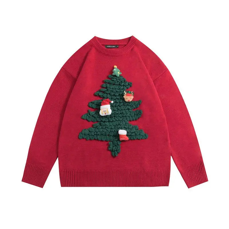 Sanna - Christmas Tree Knit Sweater