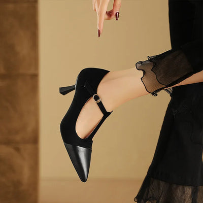 Alden & Archer™| Zalvoria Leather Heels