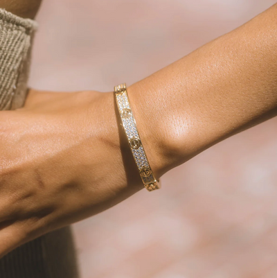 Eternity Bracelet (gold, silver or rose gold finish)