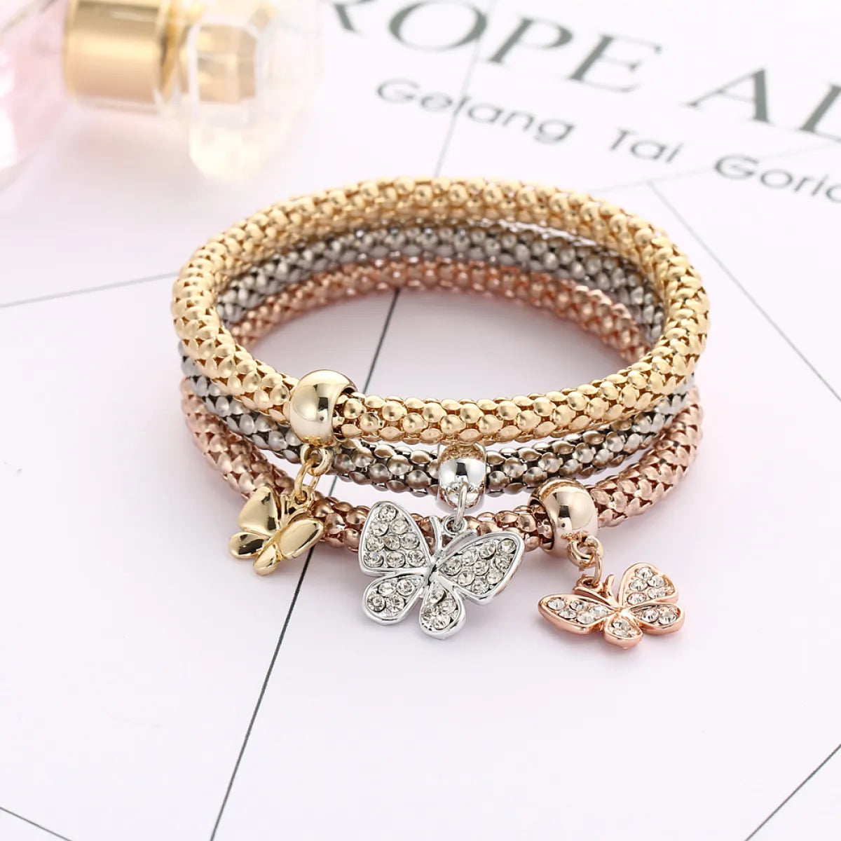 Simple Elastic Bracelet (Alloy Finish)