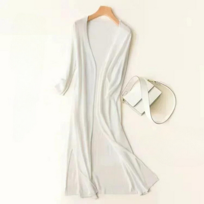Rosie | Women's Lightweight Long Cardigan with Open Front