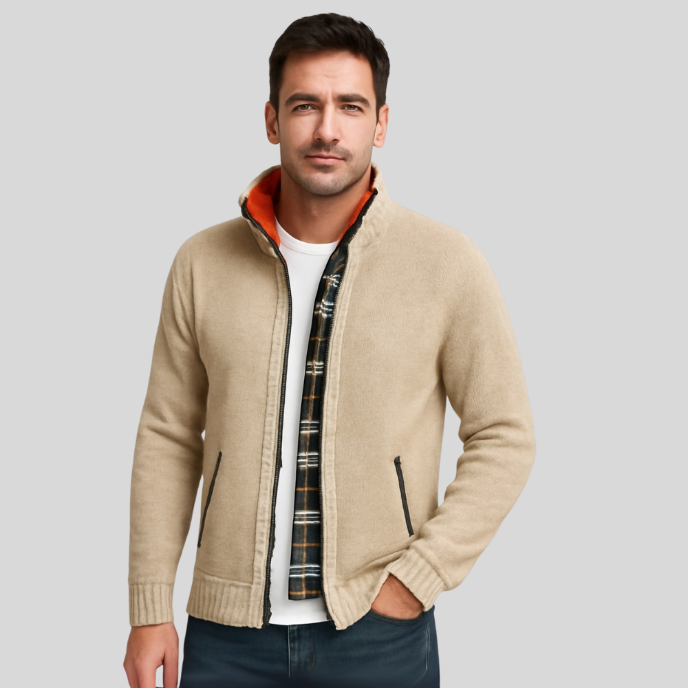 Men's Knit Cardigan Jacket | Cozy