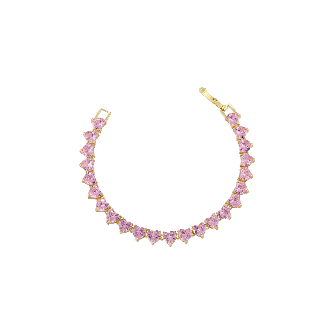 Cubic Bracelet (gold finish)