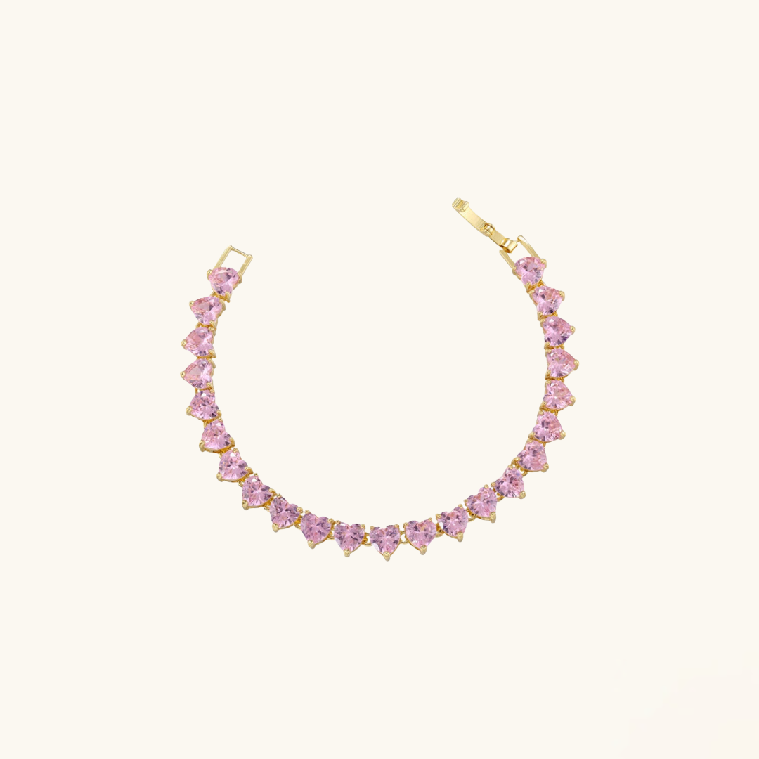 Cubic Bracelet (gold finish)