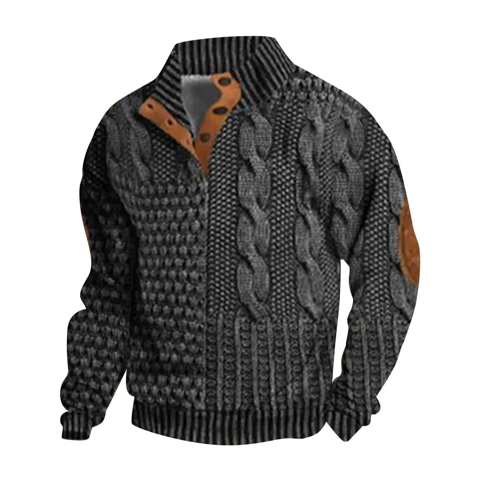 Bluma - Casual retro cashmere sweater for men