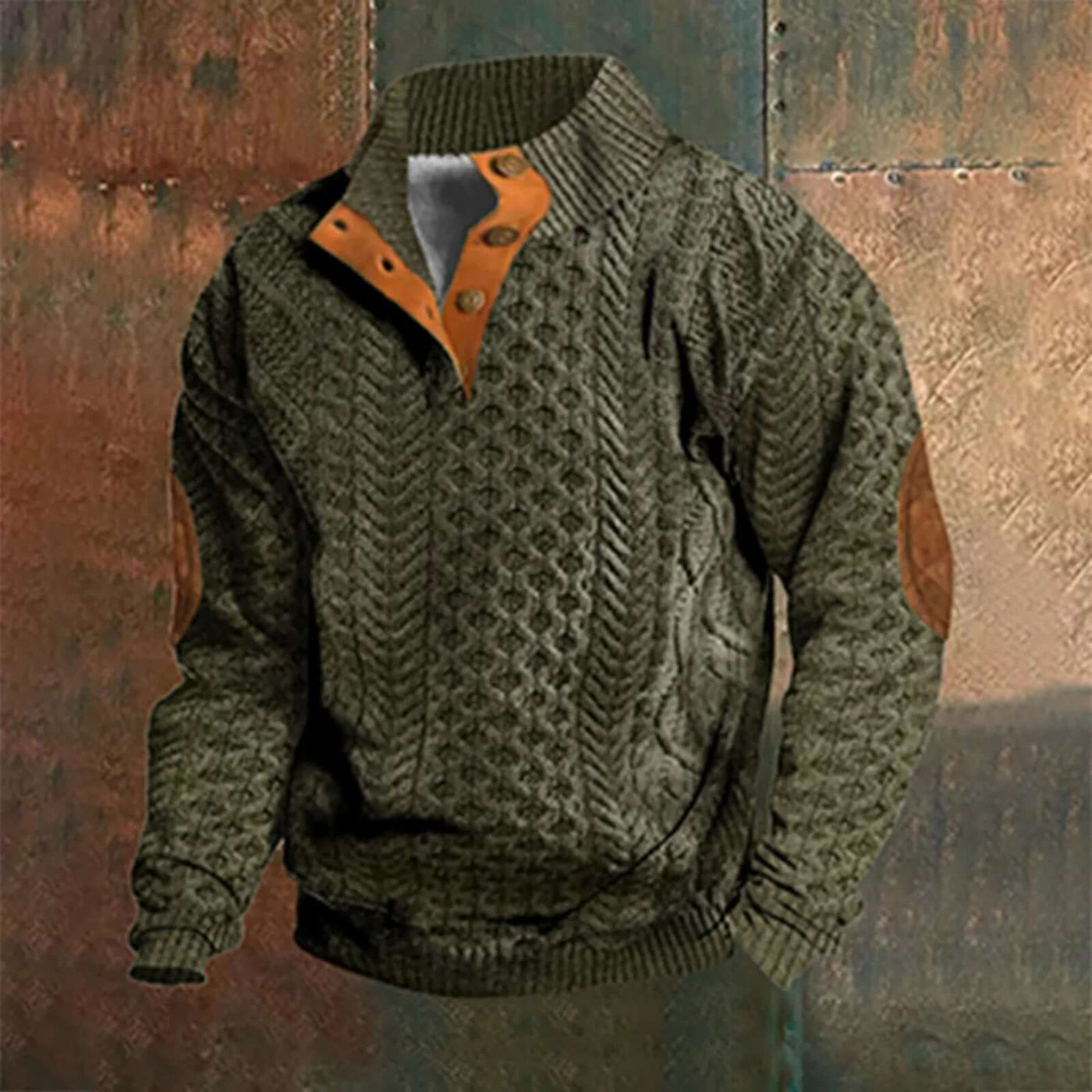 Bluma - Casual retro cashmere sweater for men