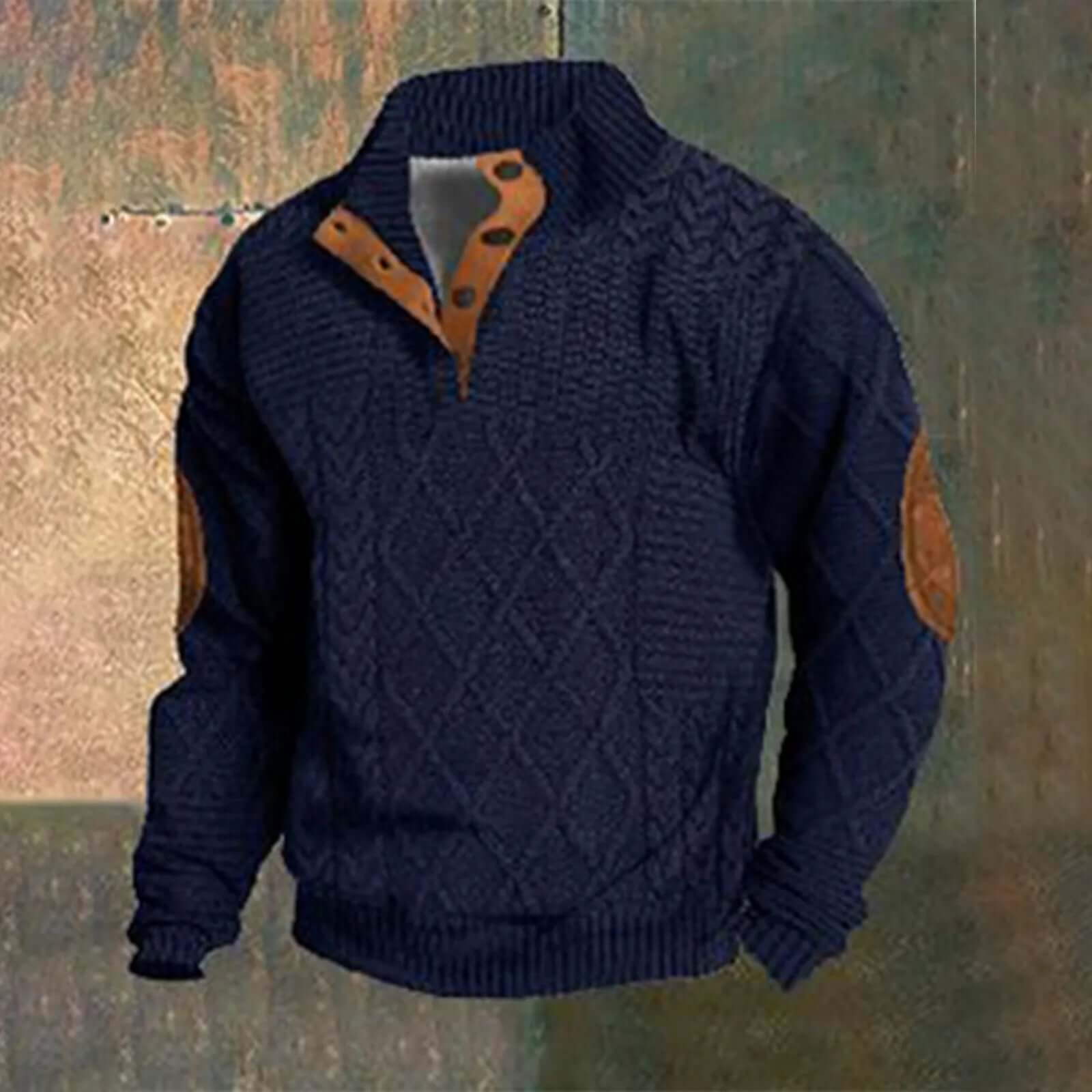 Bluma - Casual retro cashmere sweater for men