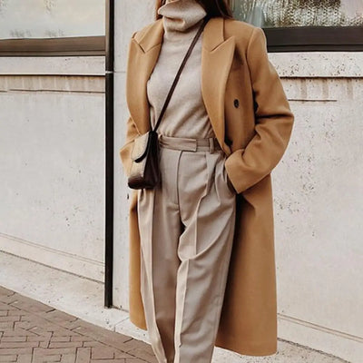 Hannah | Women's Elegant Double-Breasted Trench Coat