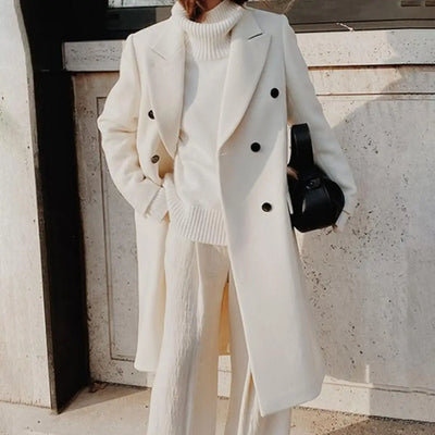 Hannah | Women's Elegant Double-Breasted Trench Coat