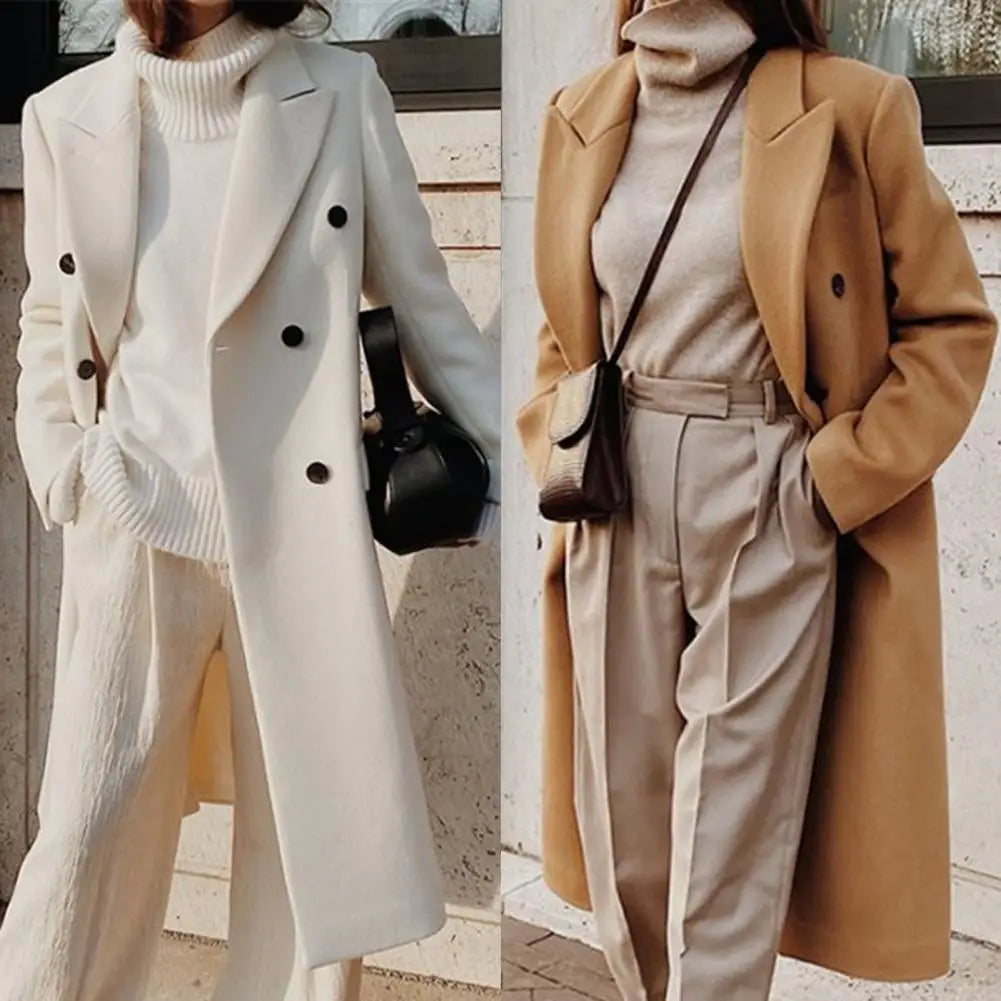 Hannah | Women's Elegant Double-Breasted Trench Coat
