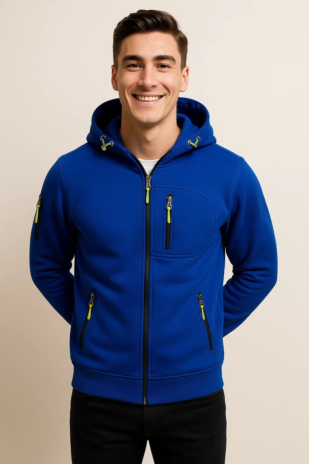 Soft Men's Hoodie with Zipper