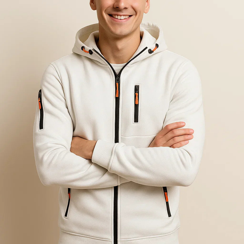 Soft Men's Hoodie with Zipper