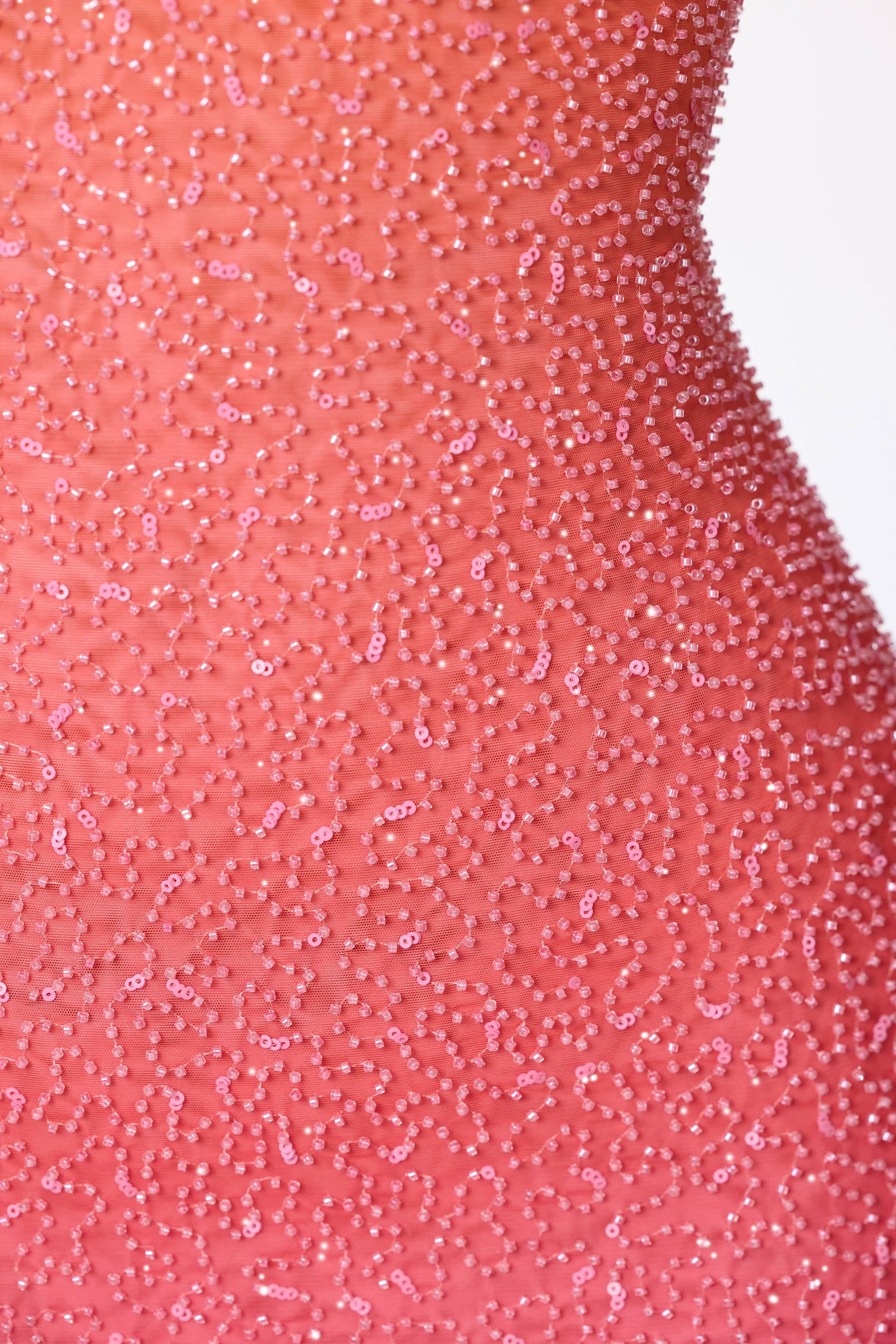 Sunset Siren Strapless Mini Dress