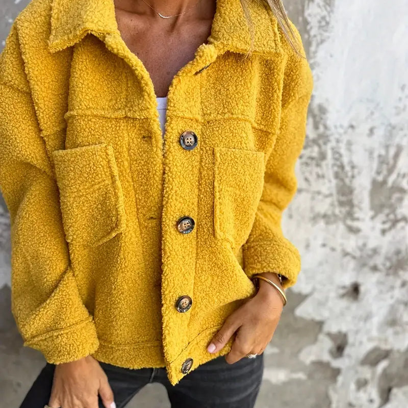 Cleo | Long Teddy Coat for a Casual Look