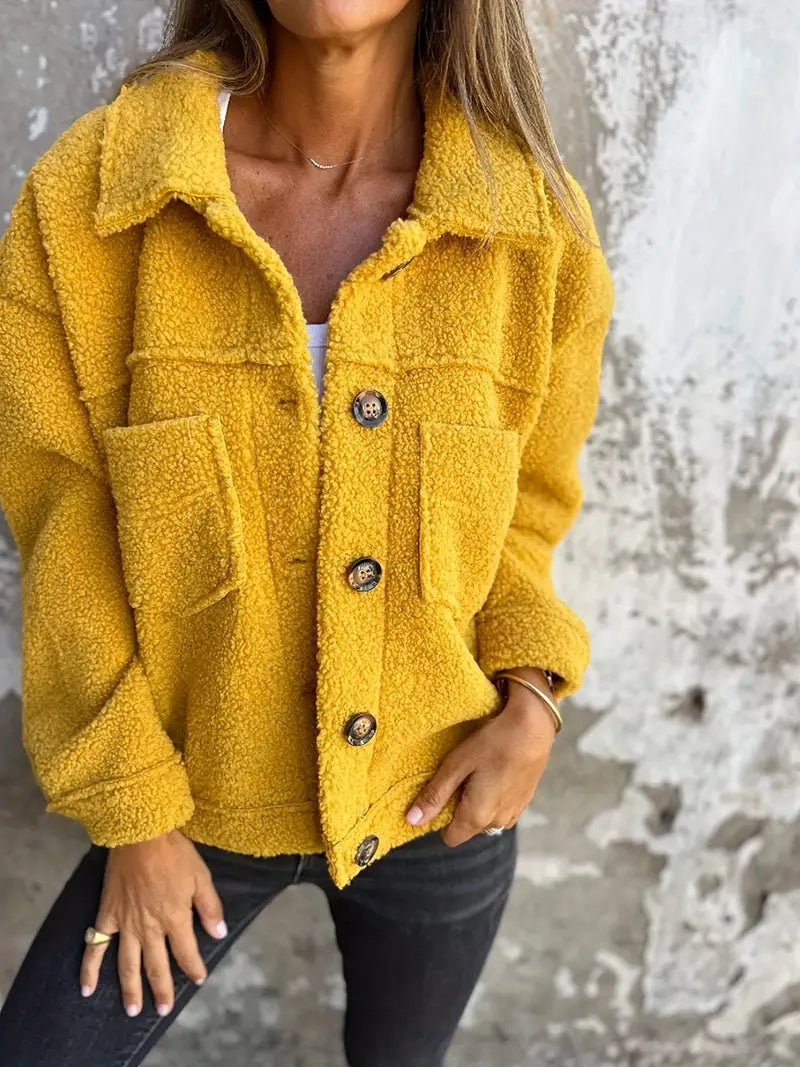 Cleo | Long Teddy Coat for a Casual Look