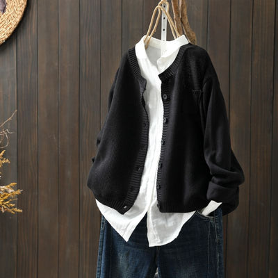 Bonnie | Women's Plus Size Knit Cardigan Comfort