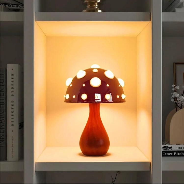 Twinkling toadstool table lamp