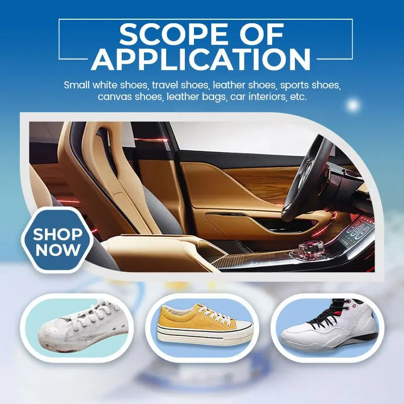 100g White Shoes Cleaner - All-Purpose Cleaning Cream