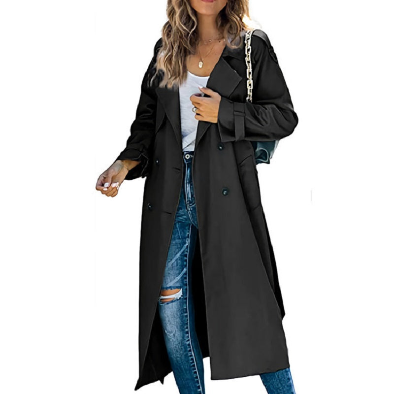 Charlotte | Women's Long Trench Coat for Autumn