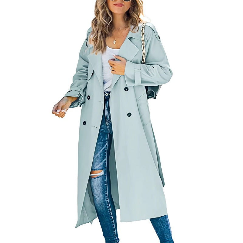 Charlotte | Women's Long Trench Coat for Autumn