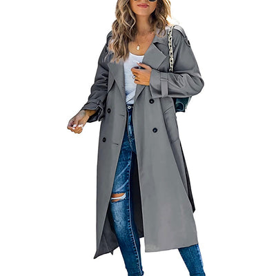 Charlotte | Women's Long Trench Coat for Autumn