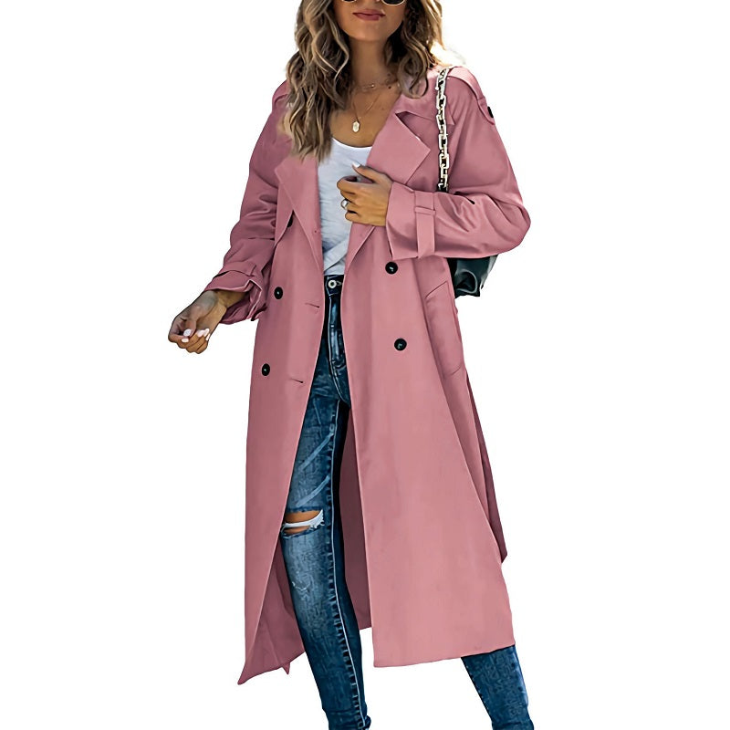 Charlotte | Women's Long Trench Coat for Autumn