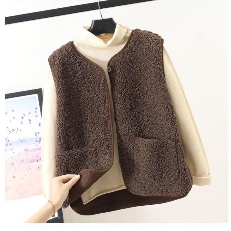 Hazel | Cozy Short Teddy Vest for Women